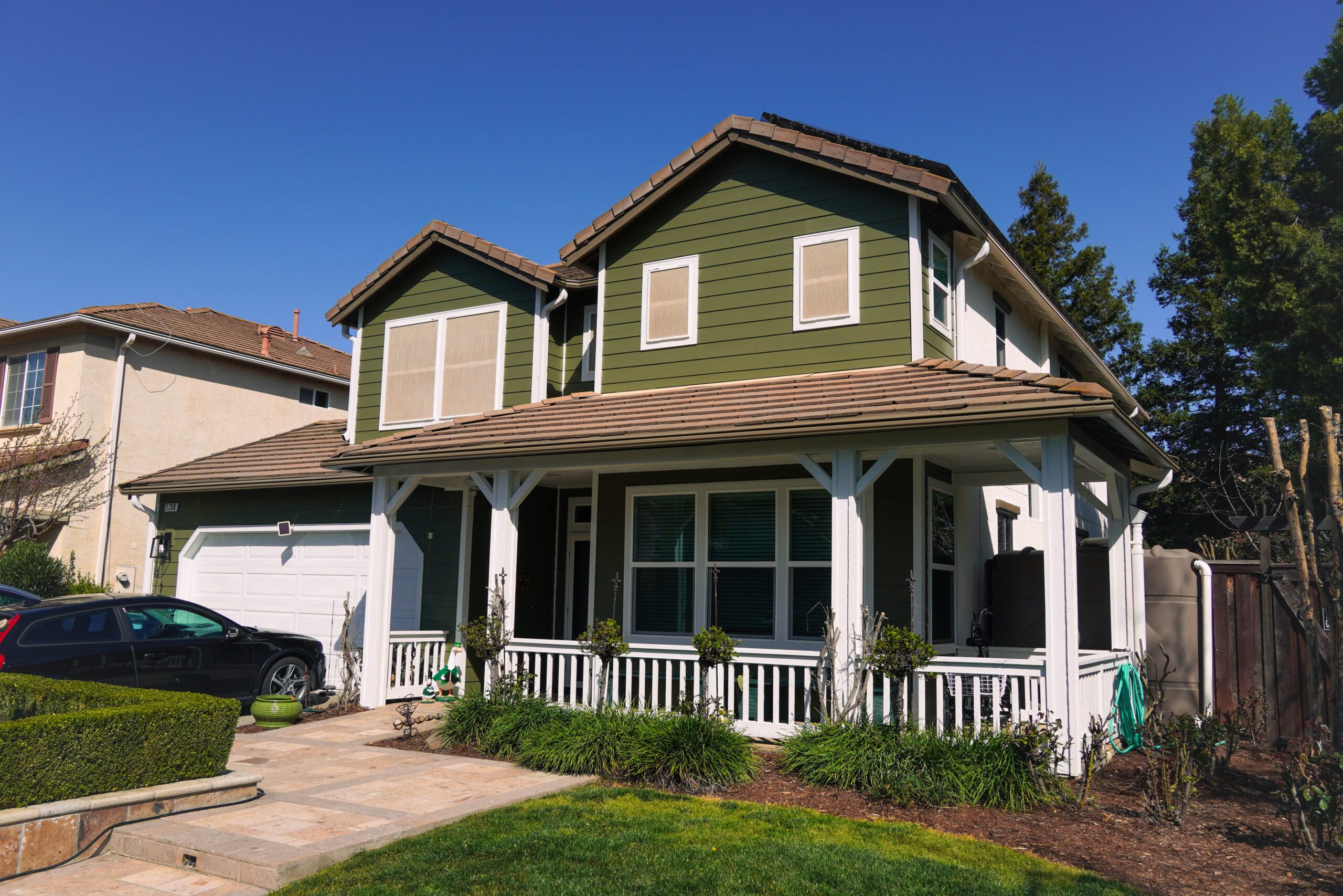 fiber cement siding house