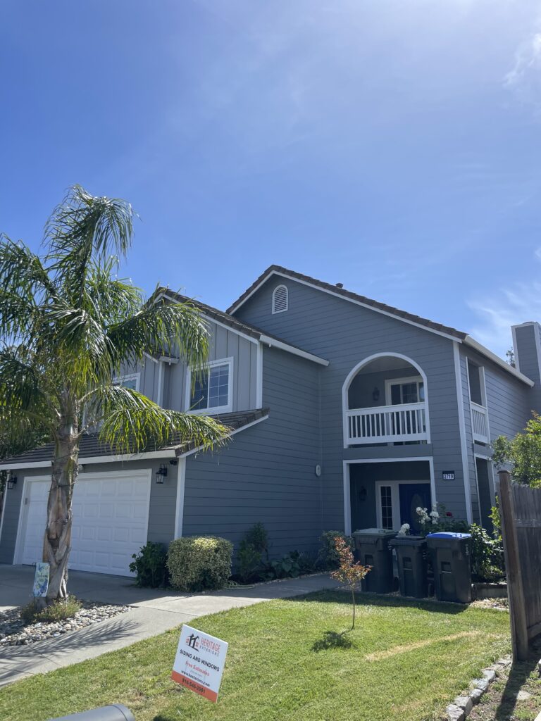 vertical siding on house