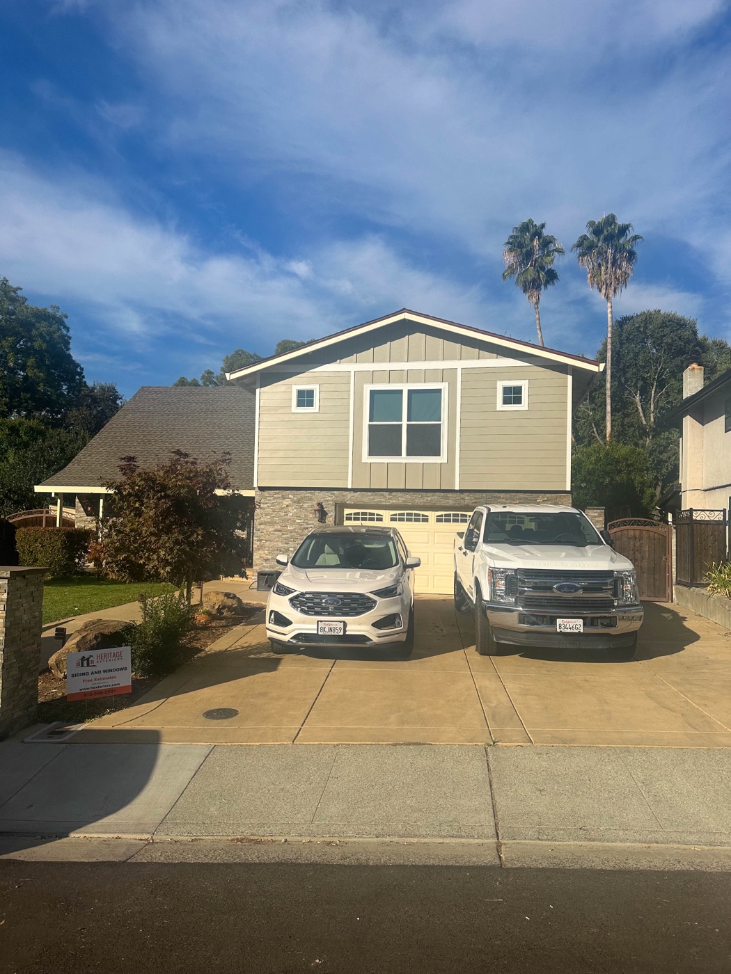 After — James Hardie siding project