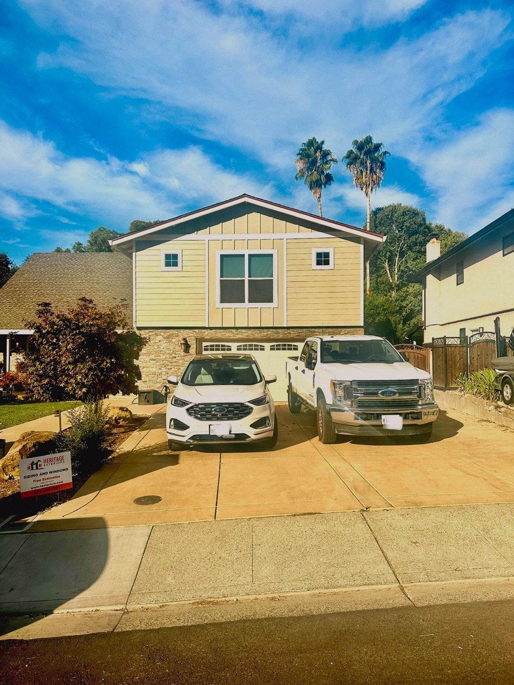 After — James Hardie siding project