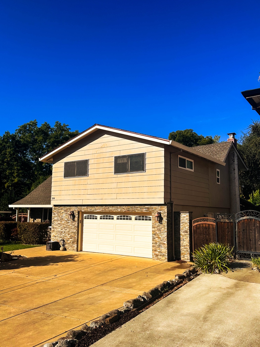 Before — James Hardie siding project