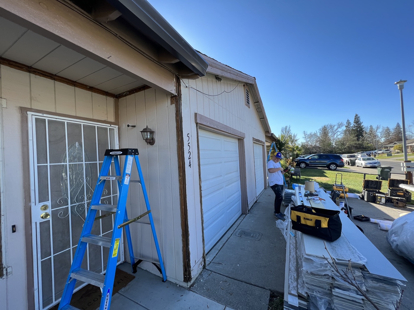 Before — James Hardie siding project